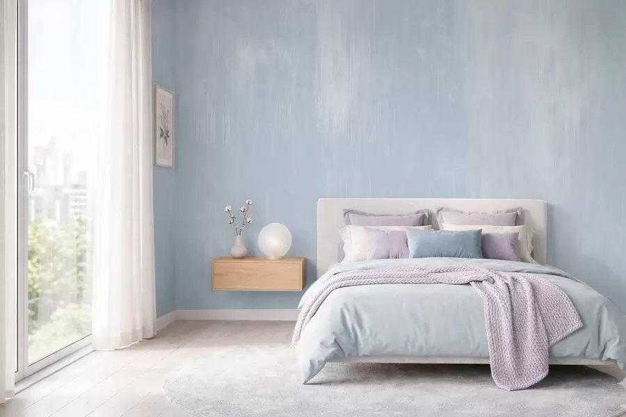 Fototapetai Šviesiai mėlynas fonas su švelnia vertikalia tekstūra w05121v1