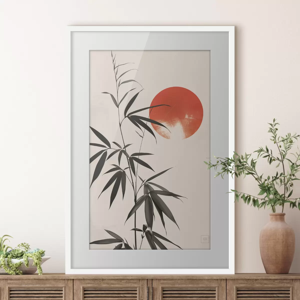 Plakatas Japonijos peizažas saulės spinduliuose f48630