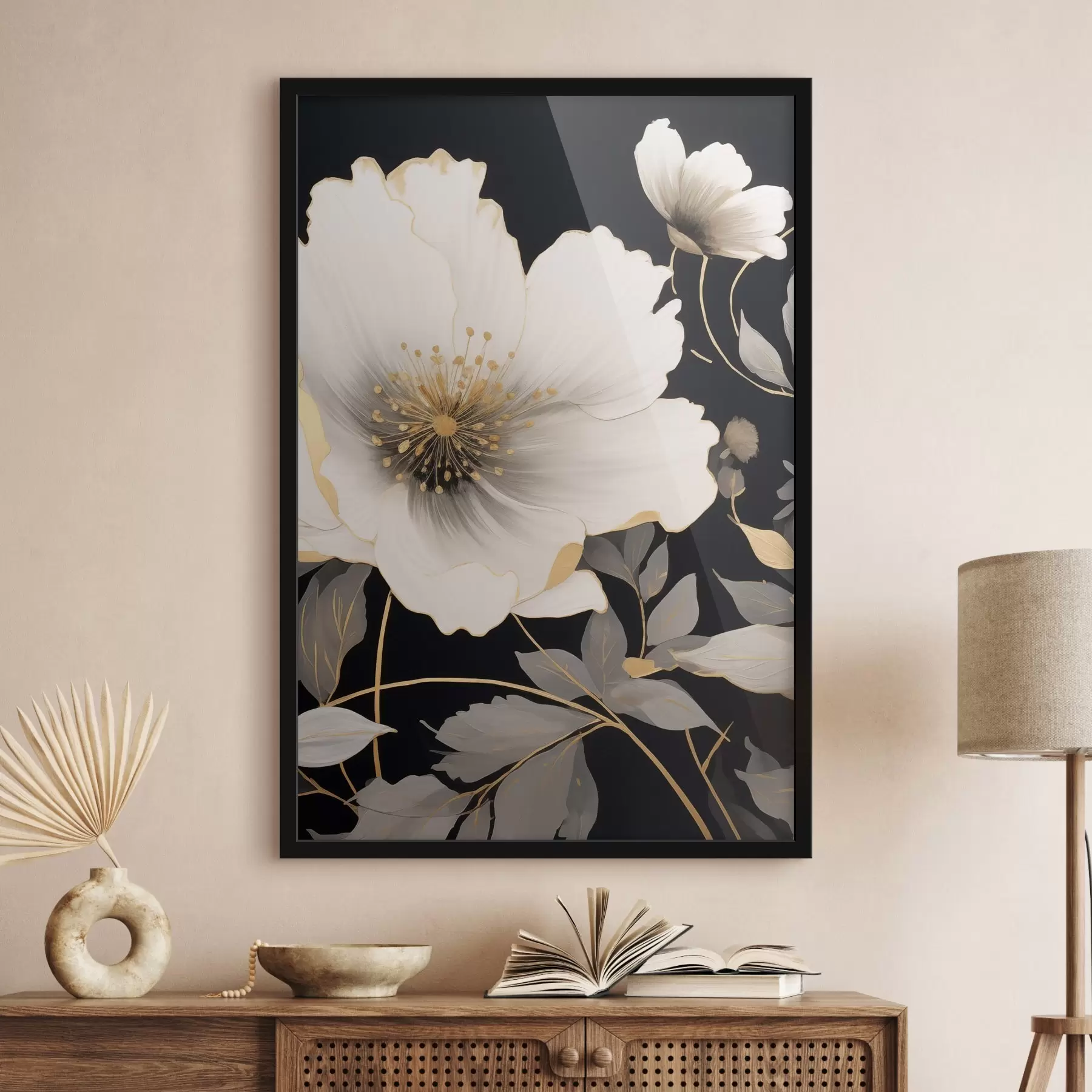 Fototapetai Vienos spalvos gėlės f48634