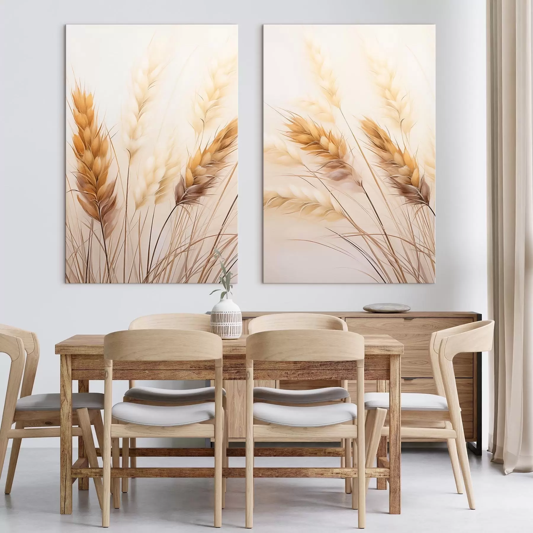 Paveikslėlis žolės, šiltos spalvos m30283