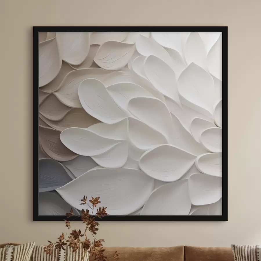 Fototapetai Tapybos stiliaus abstrakčių žiedlapių imitacija f48676