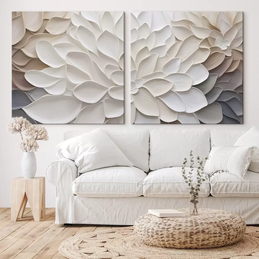 Paveikslėlis Tapybos stiliaus abstrakčių žiedlapių imitacija m30296