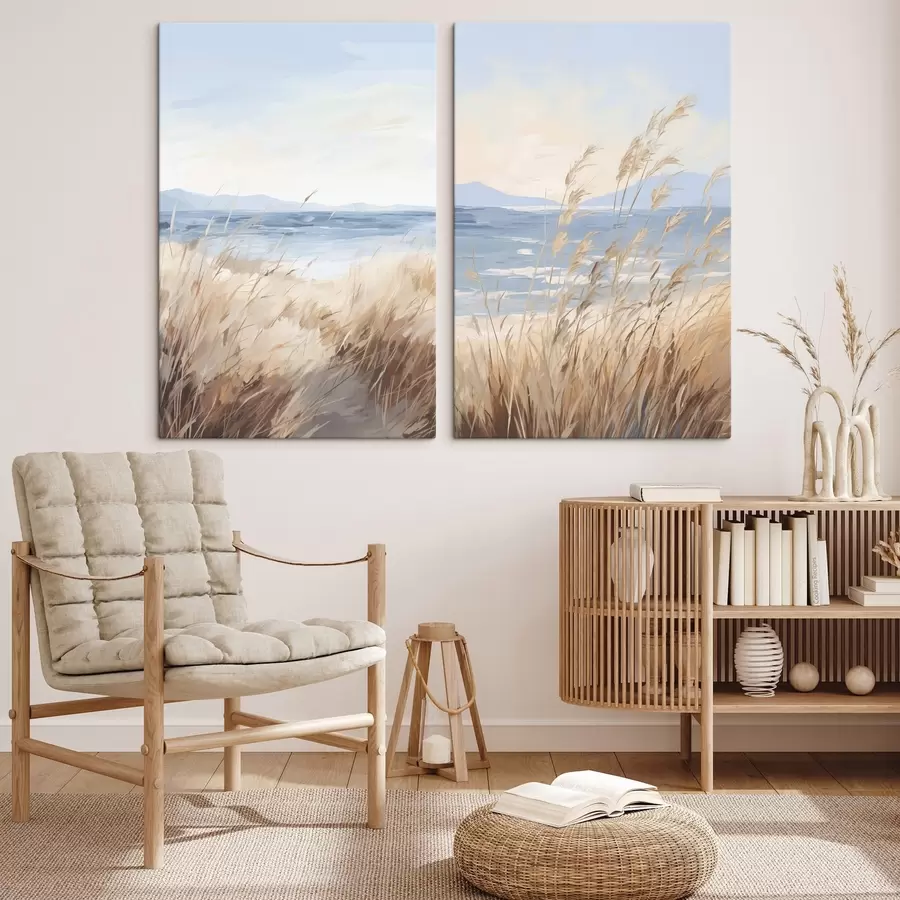 Paveikslėlis Pajūrio peizažo imitacijos tapyba m30297