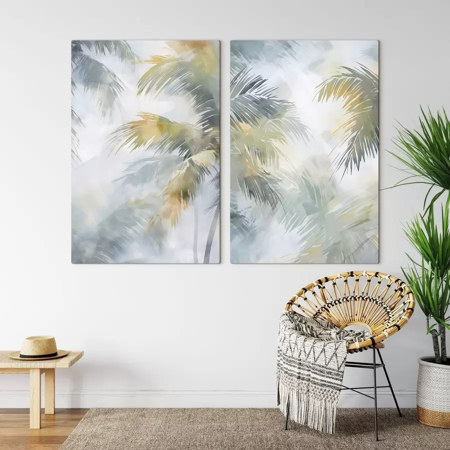 Fototapetai Abstrakti tapybos imitacija, vaizduojanti augmeniją m30301