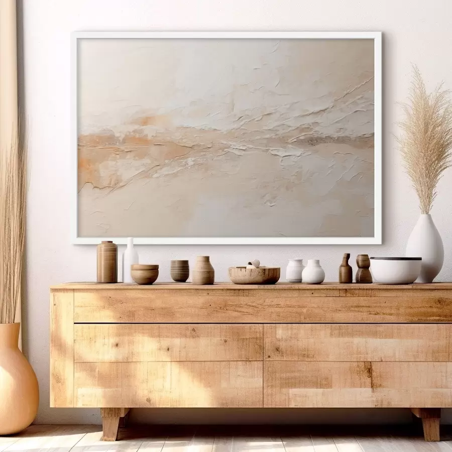 Fototapetai Abstrakti tekstūra su šiltais smėlio spalvos potėpiais f48625