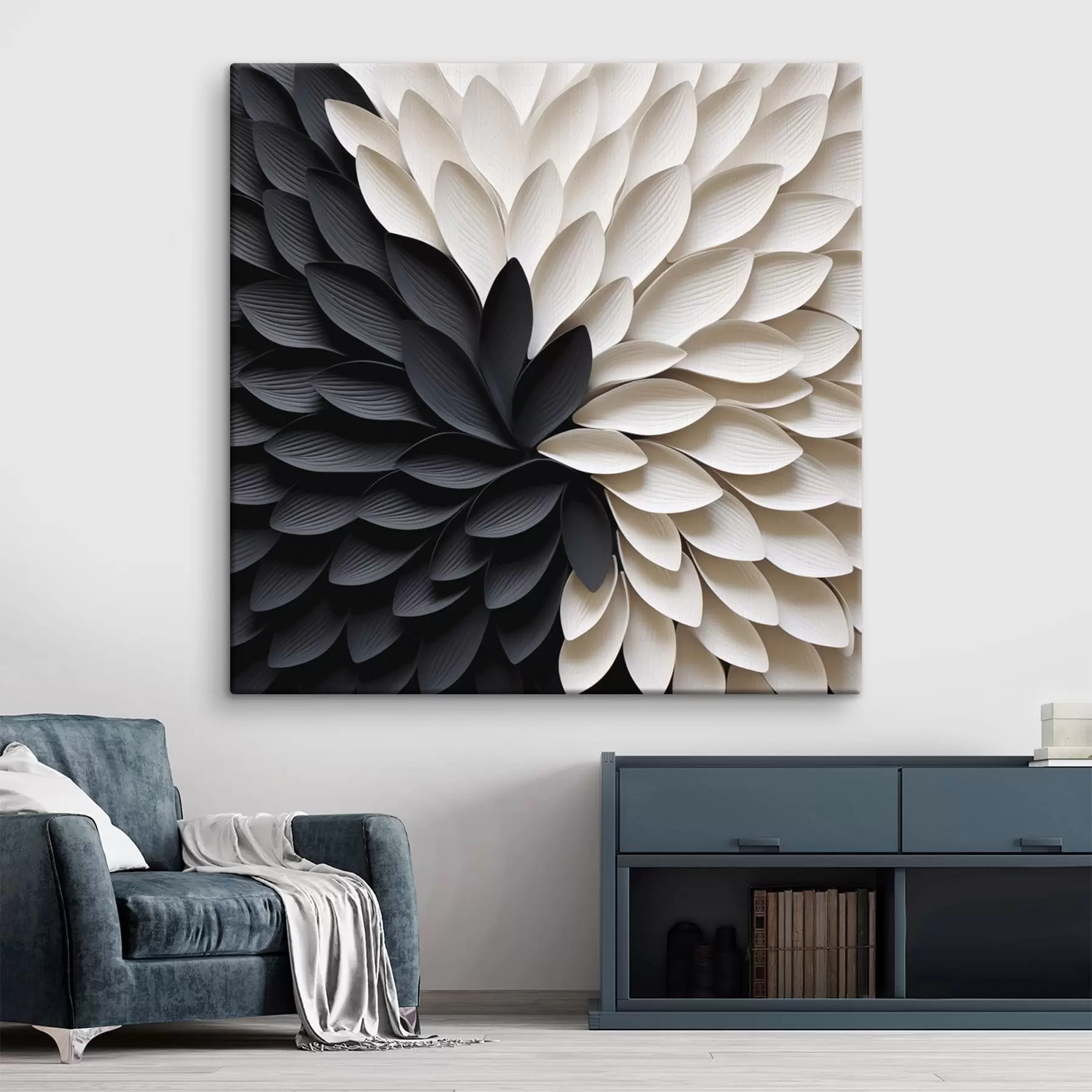 Paveikslėlis Kontrastingi šviesūs ir tamsūs žiedlapiai, sudarantys gėlės formą s48604