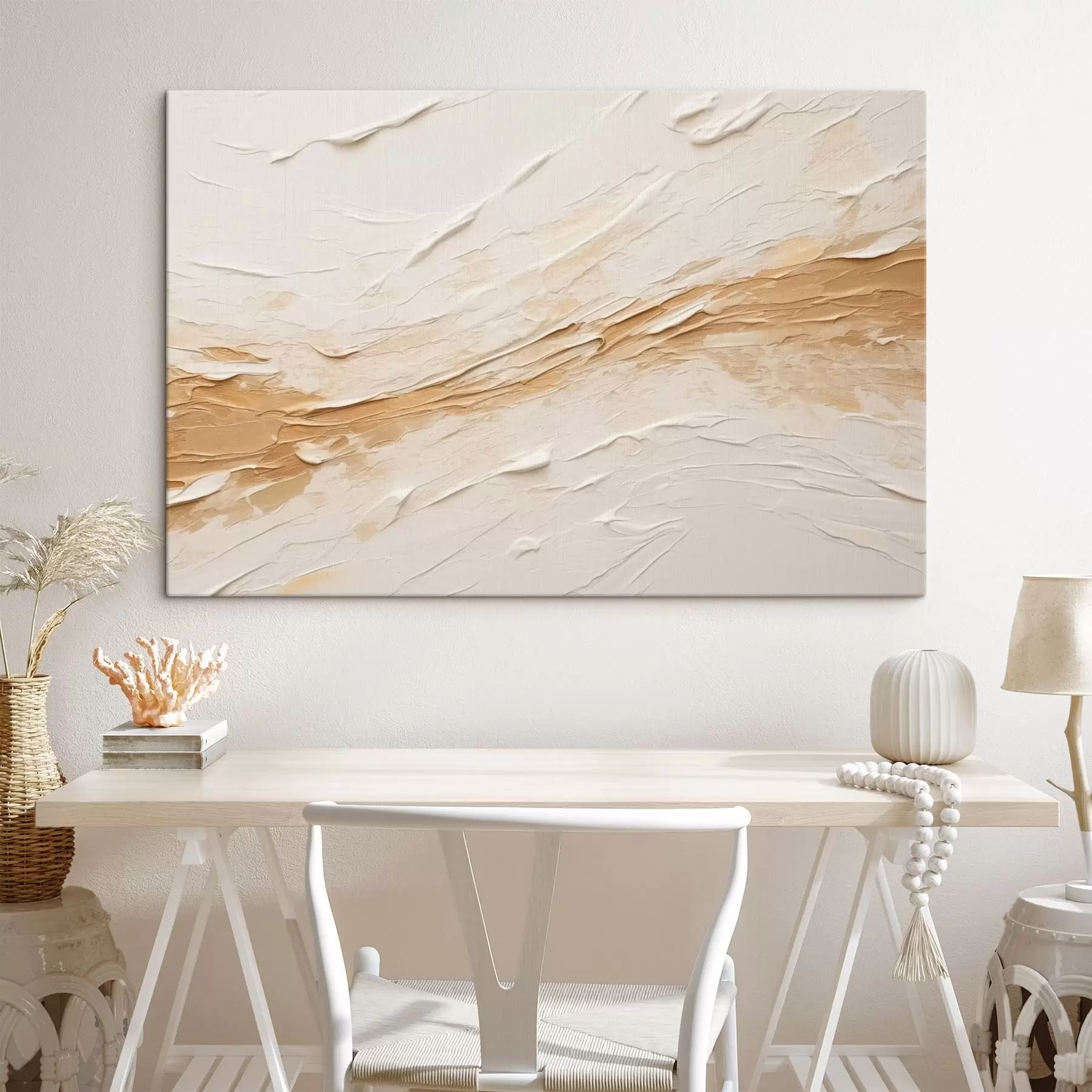 Paveikslėlis Lengva tekstūra su dažų potėpiais ir smėlio spalvos perėjimais s48616