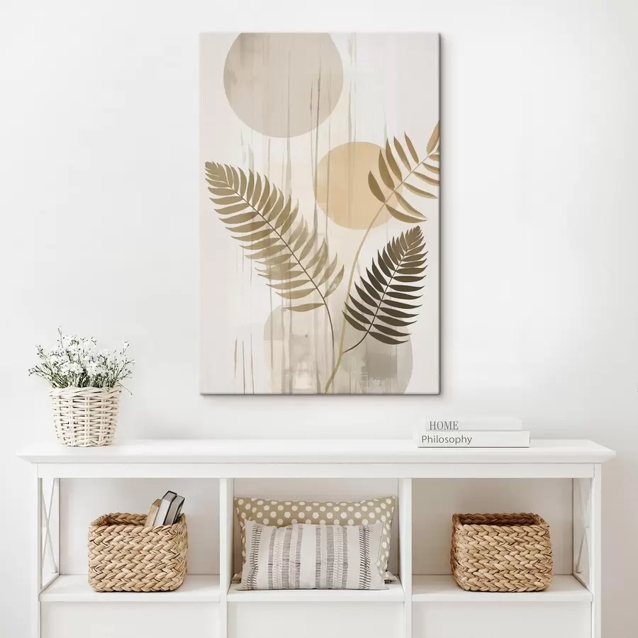 Paveikslėlis Abstrakcija su lapų šakomis s48662