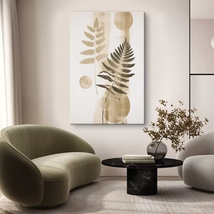 Paveikslėlis Abstrakcija su lapų šakomis s48663