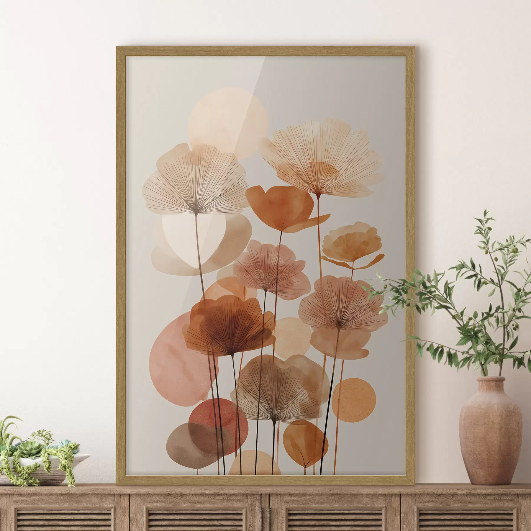 Fototapetai Skirtingo aukščio stiebai f48706