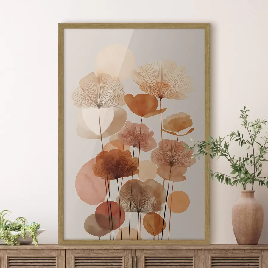 Fototapetai Skirtingo aukščio stiebai f48706