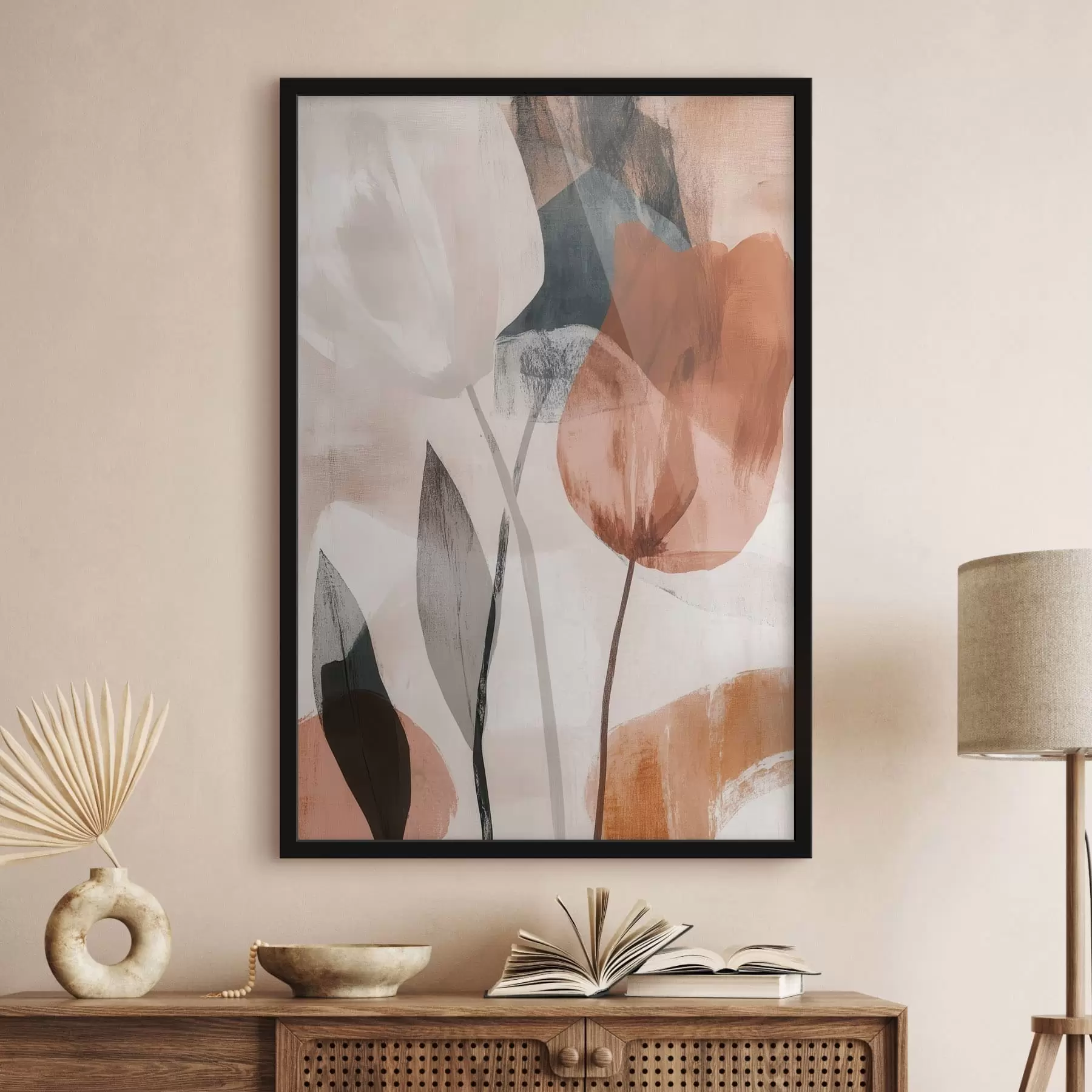 Fototapetai Abstrakčios gėlės f48715