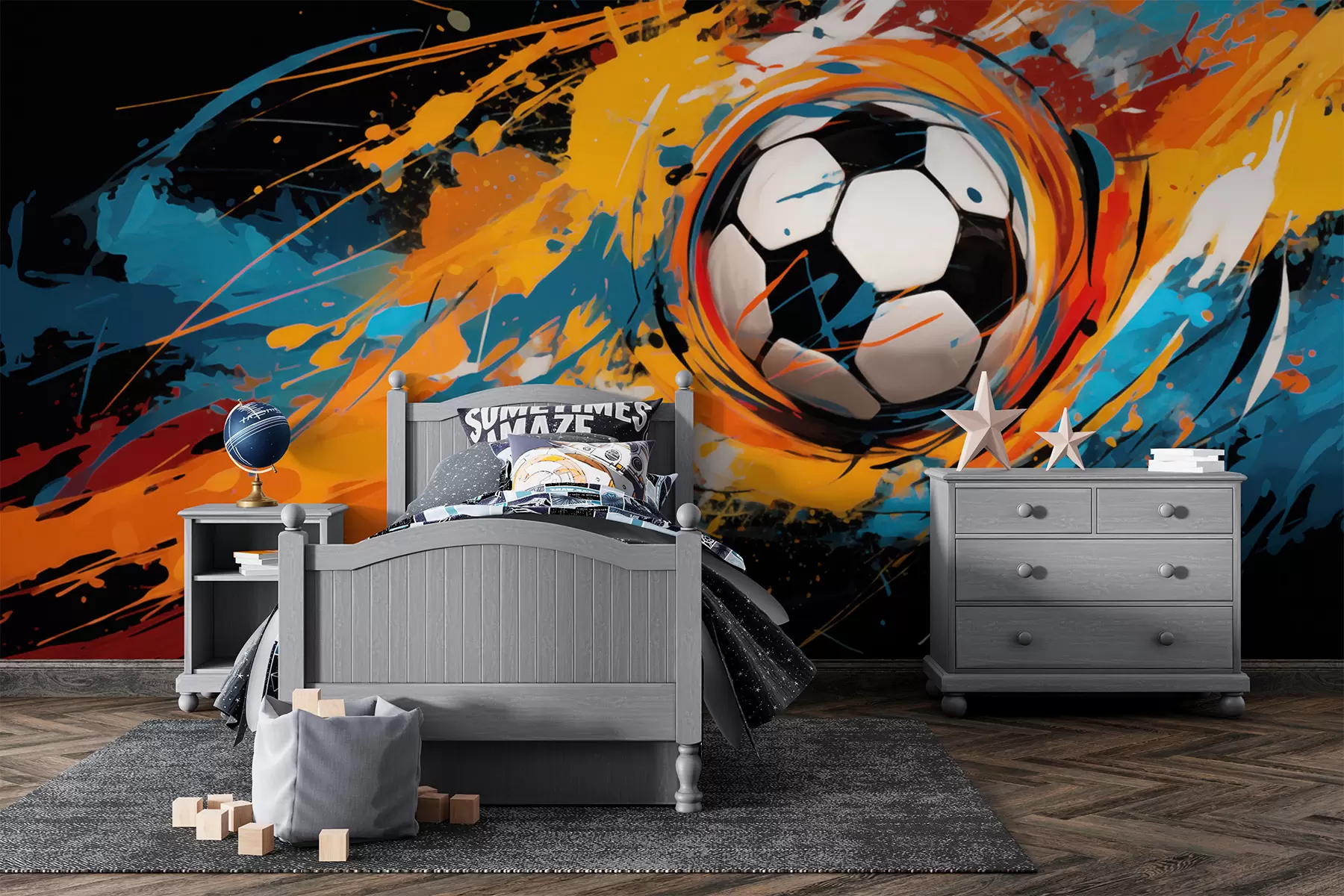 Fototapetai Futbolo kamuolys w05460
