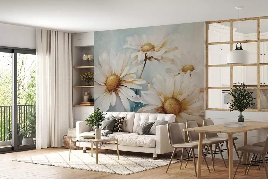 Fototapetai Gėlių lengvumas, saulėgrąžos w09776