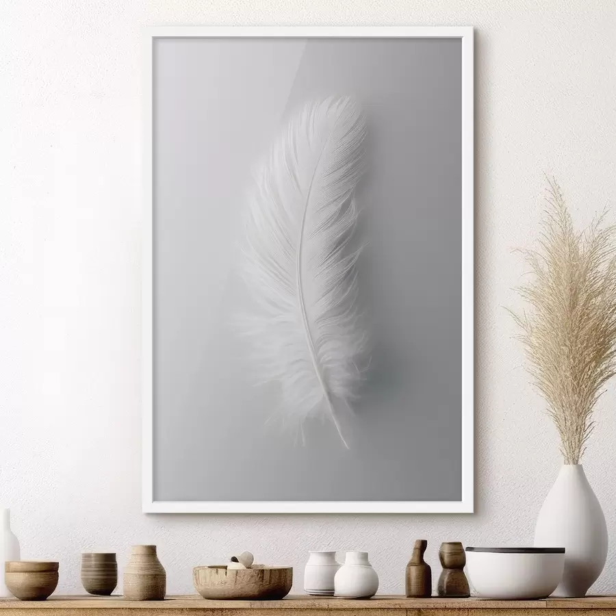 Fototapetai elegantiška gulbės plunksna f48782