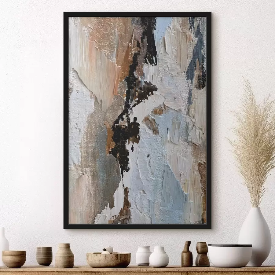 Fototapetai išraiškinga abstrakcija; tapybos imitacija f48784