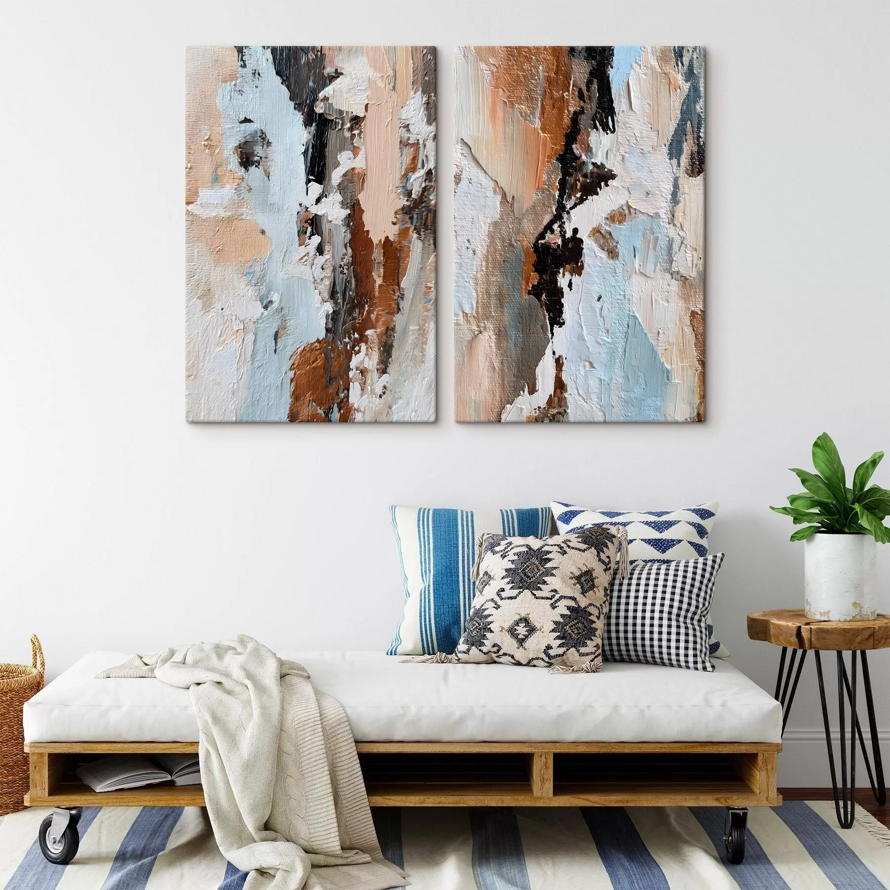 Paveikslėlis išraiškinga abstrakcija; tapybos imitacija m30332