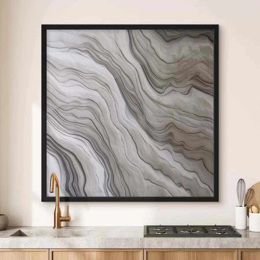 Fototapetai Abstraktus kūrinys su sklandžiomis linijomis f48770