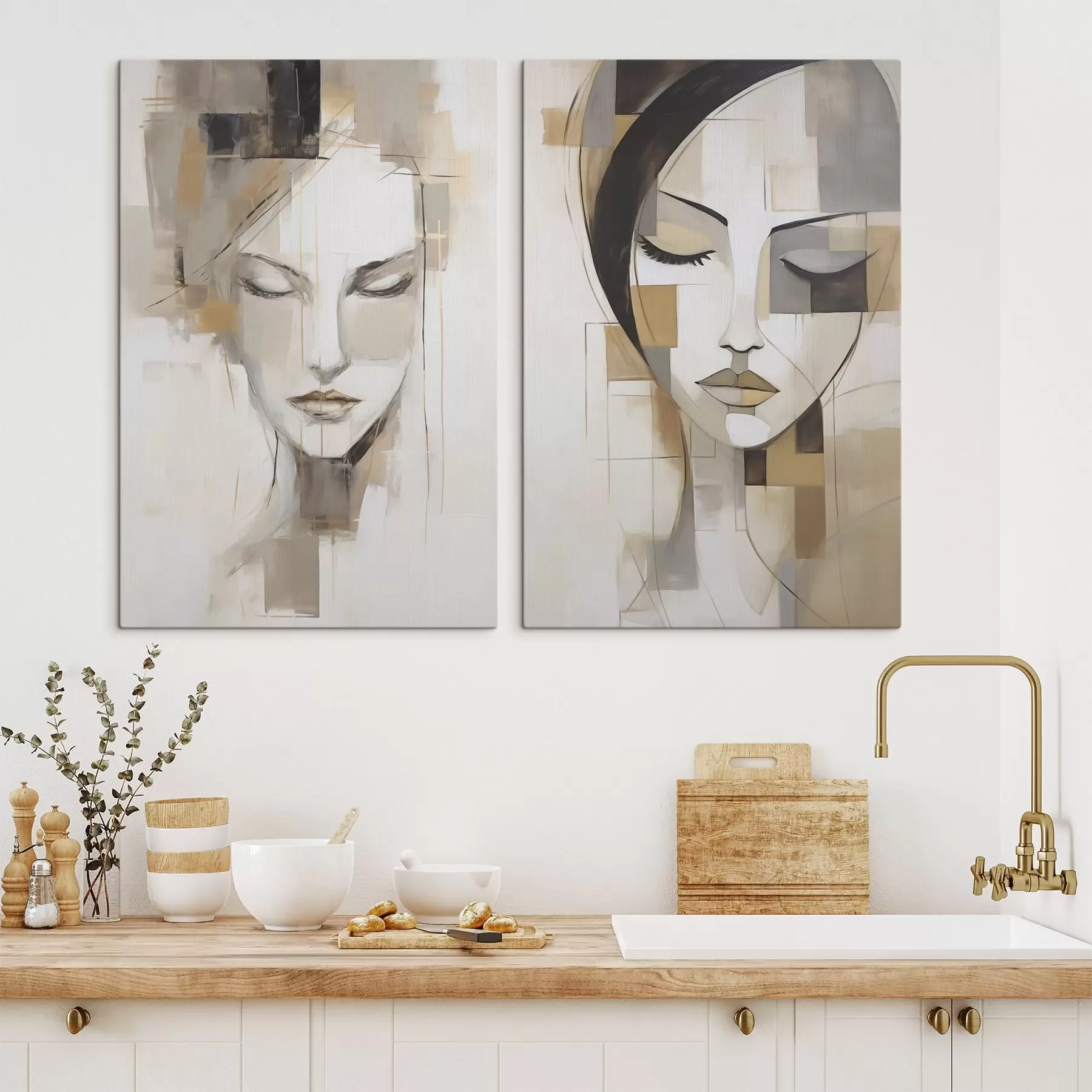 Paveikslėlis Abstraktus moters portretas m30337