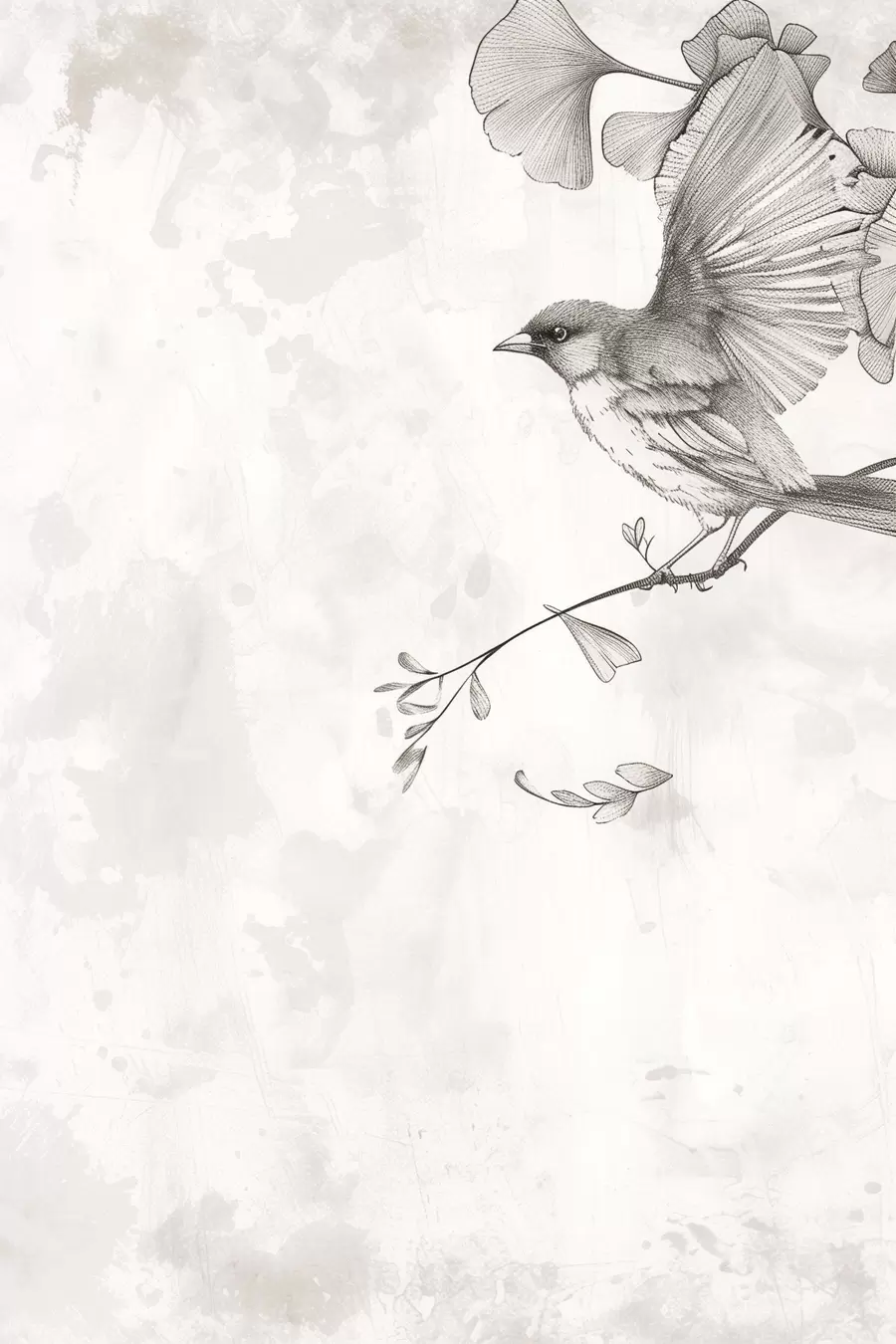 Paveikslėlis Paukštis ant šakų s48907