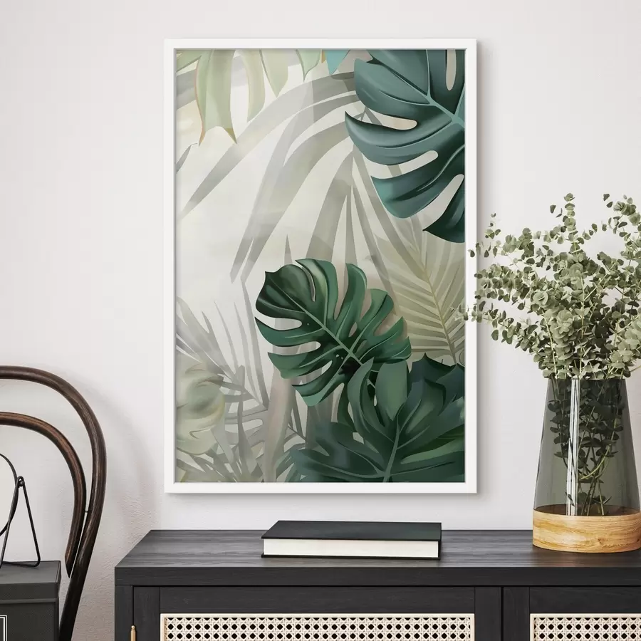 Fototapetai Tamsiai žalia f48909