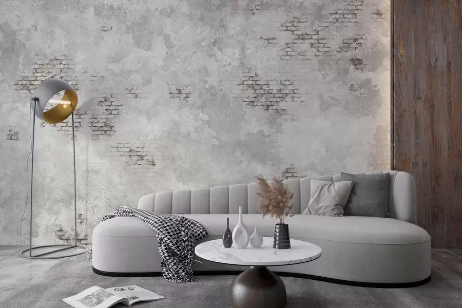 Fototapetai Grunge stiliaus tinkavimo tekstūra su matomais plytų fragmentais w05161