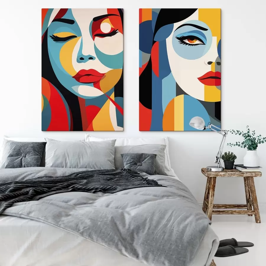 Fototapetai Abstrakčios portretai m30402