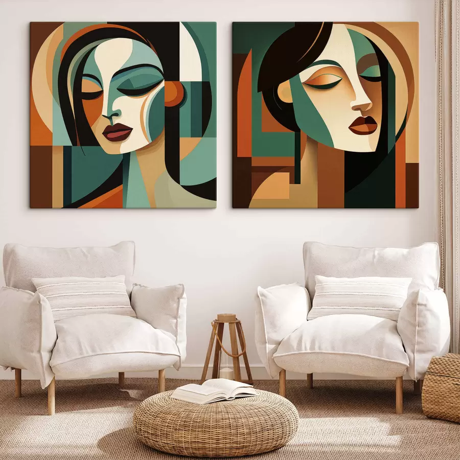 Fototapetai Abstrakčios portretai m30403