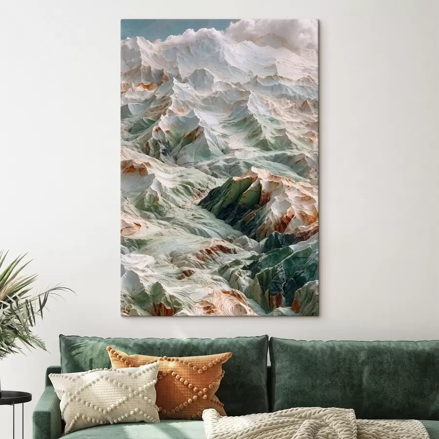 Paveikslėlis Abstraktus kalnų reljefas šviesiomis spalvomis s48828