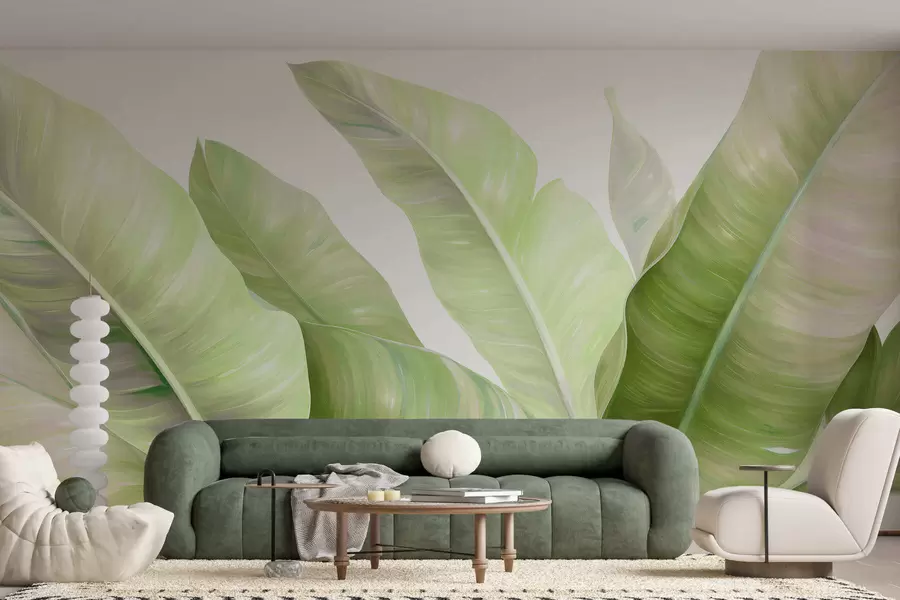 Fototapetai Dideli bananų lapai w05499