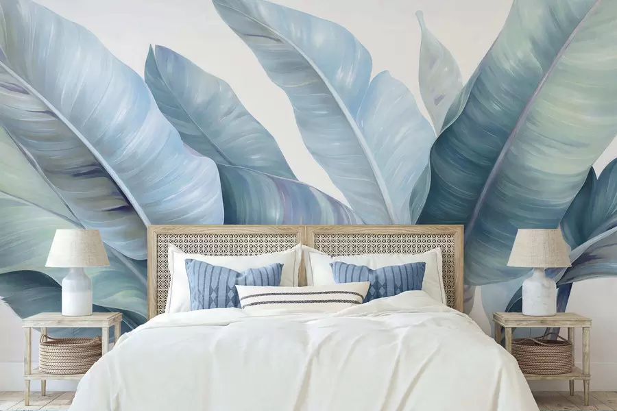 Fototapetai Dideli bananų lapai w05499v1