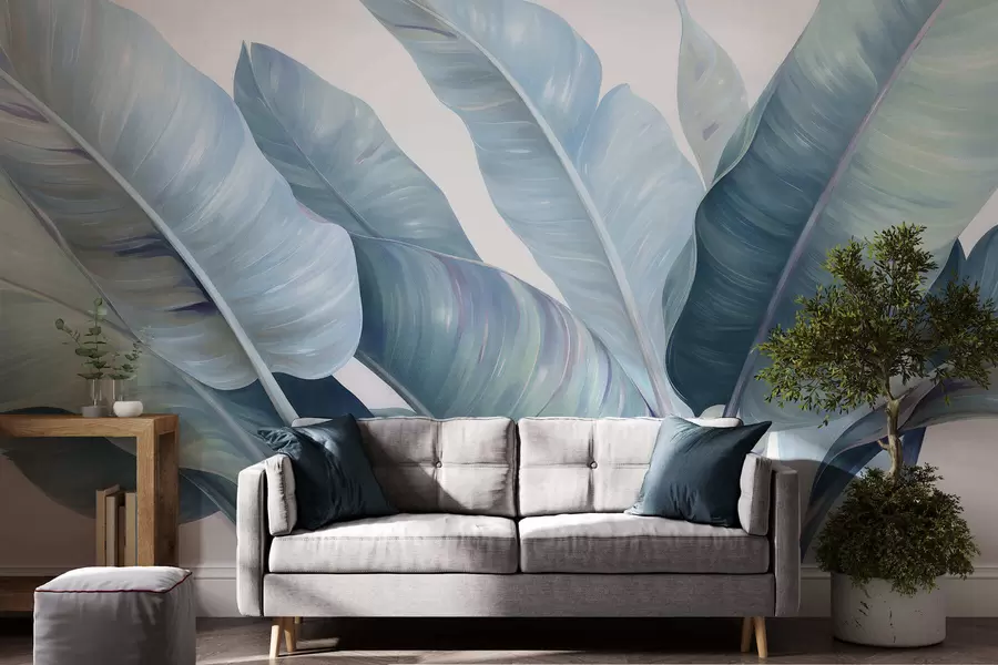 Fototapetai Dideli bananų lapai w05499v1