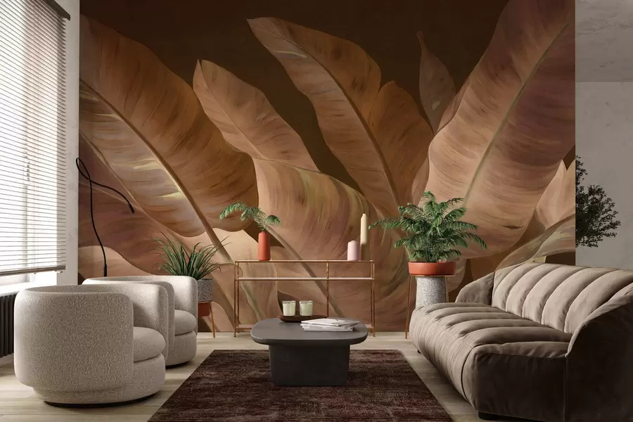 Fototapetai Dideli bananų lapai w05499v2