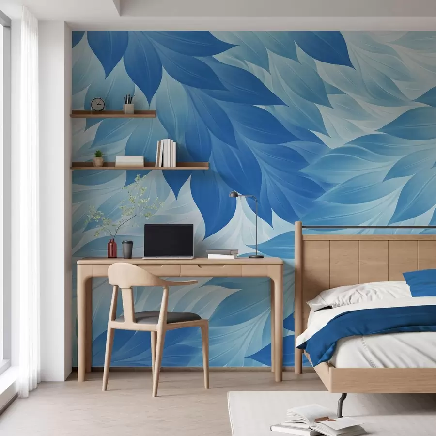 Fototapetai Ryškūs abstraktūs lapai w05531v2