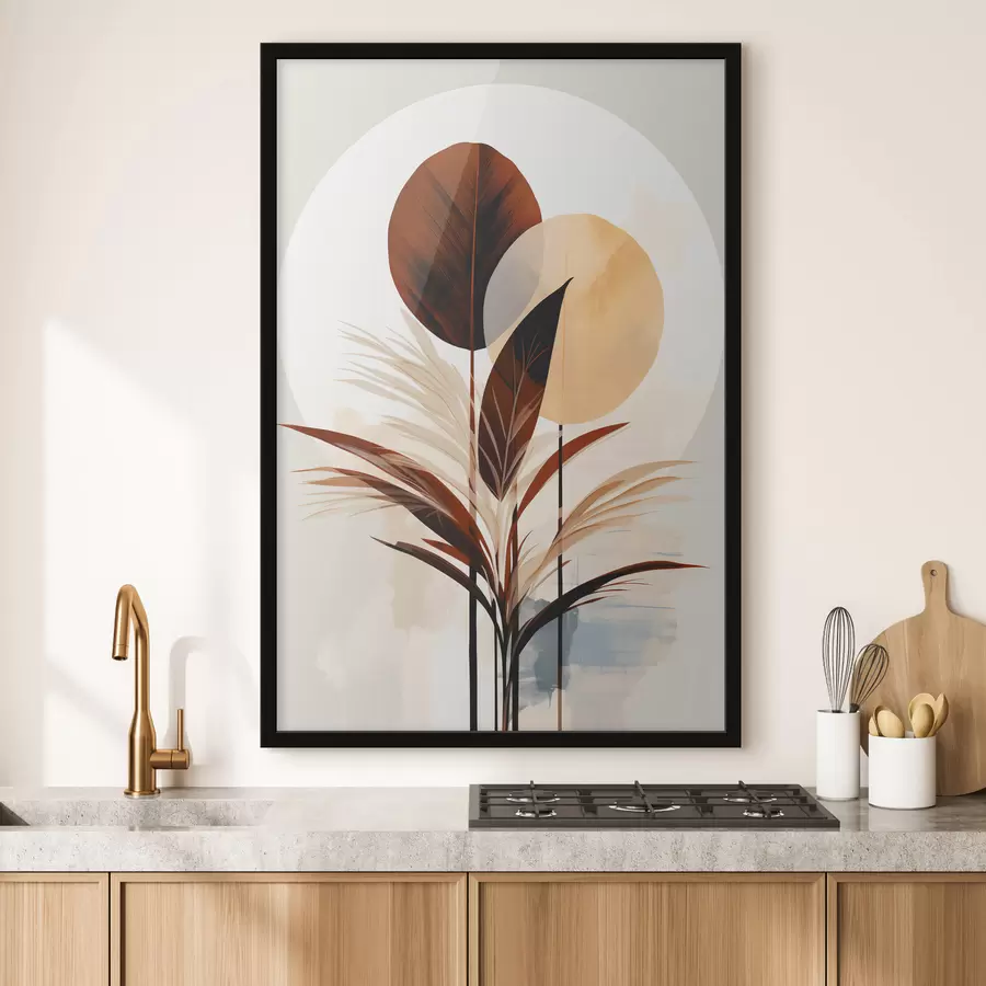 Fototapetai Abstrakcija su augalu f48926