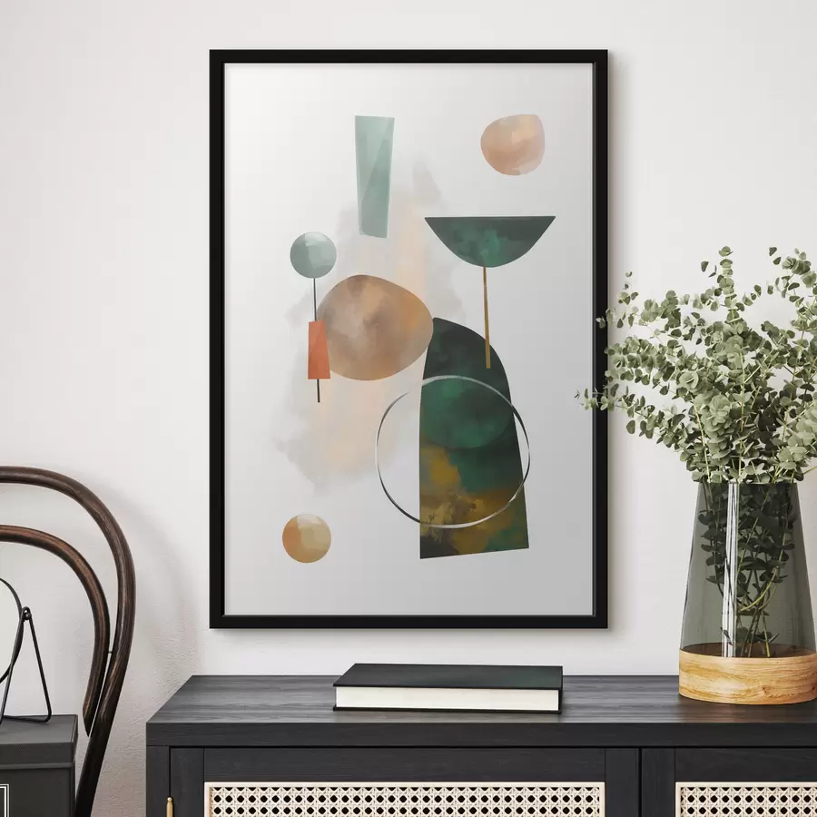 Fototapetai Geometrinių figūrų abstrakcija f48930