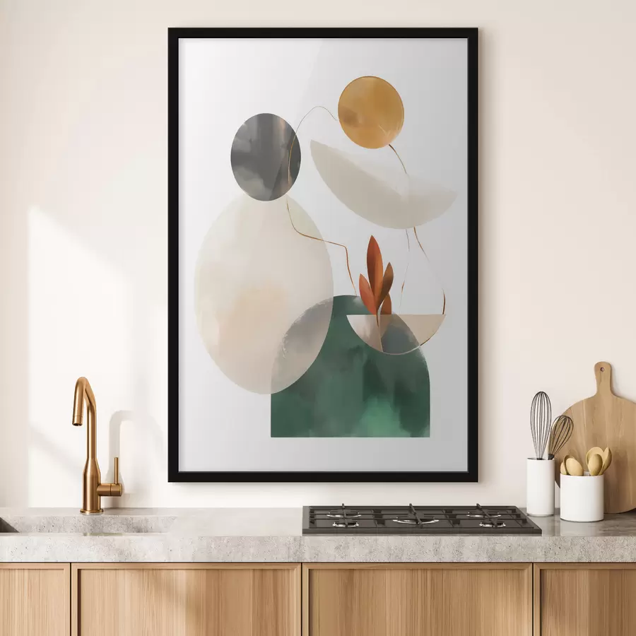 Fototapetai Geometrinių figūrų abstrakcija f48963