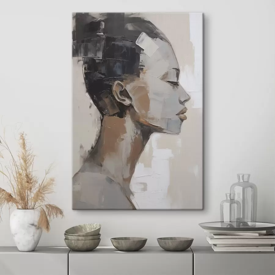 Paveikslėlis Moters portretas, imituojantis tapybą s48975