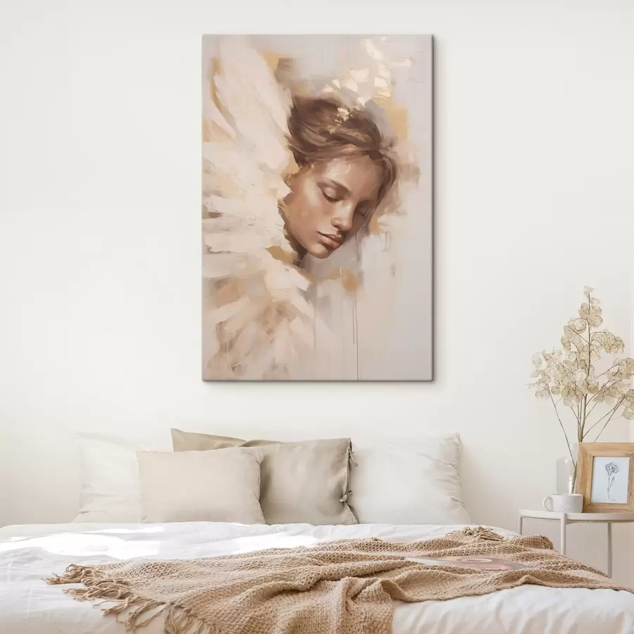 Paveikslėlis Mergaitė su angelo sparnu s48980