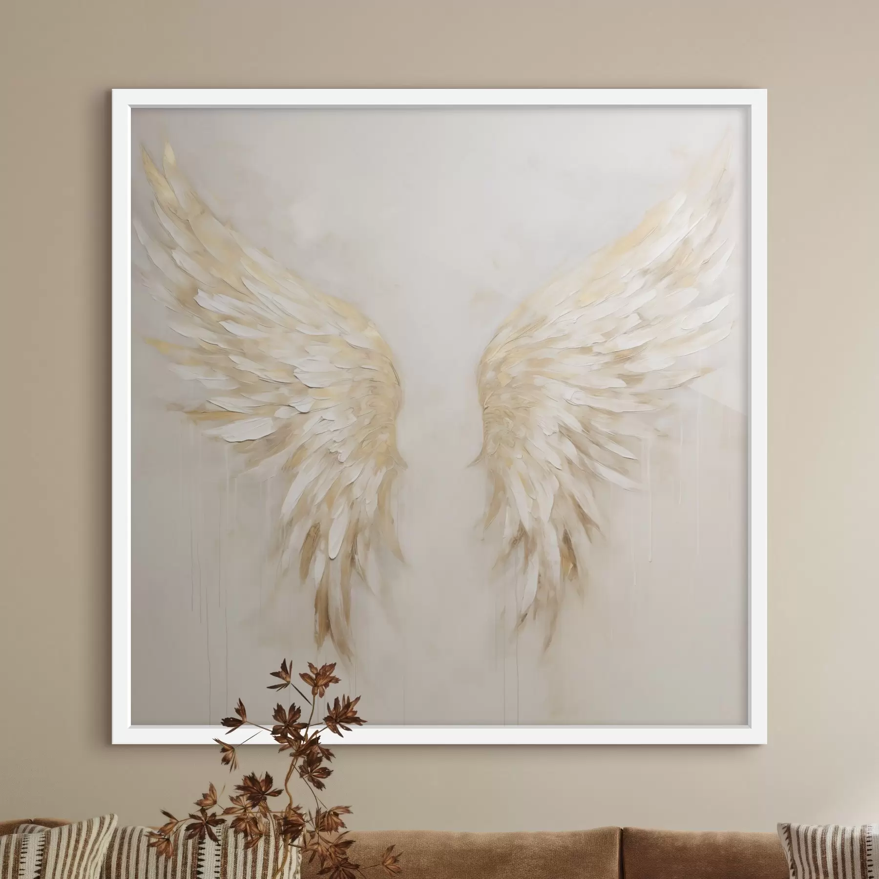 Fototapetai Sparnai šiltoje šviesoje f48988