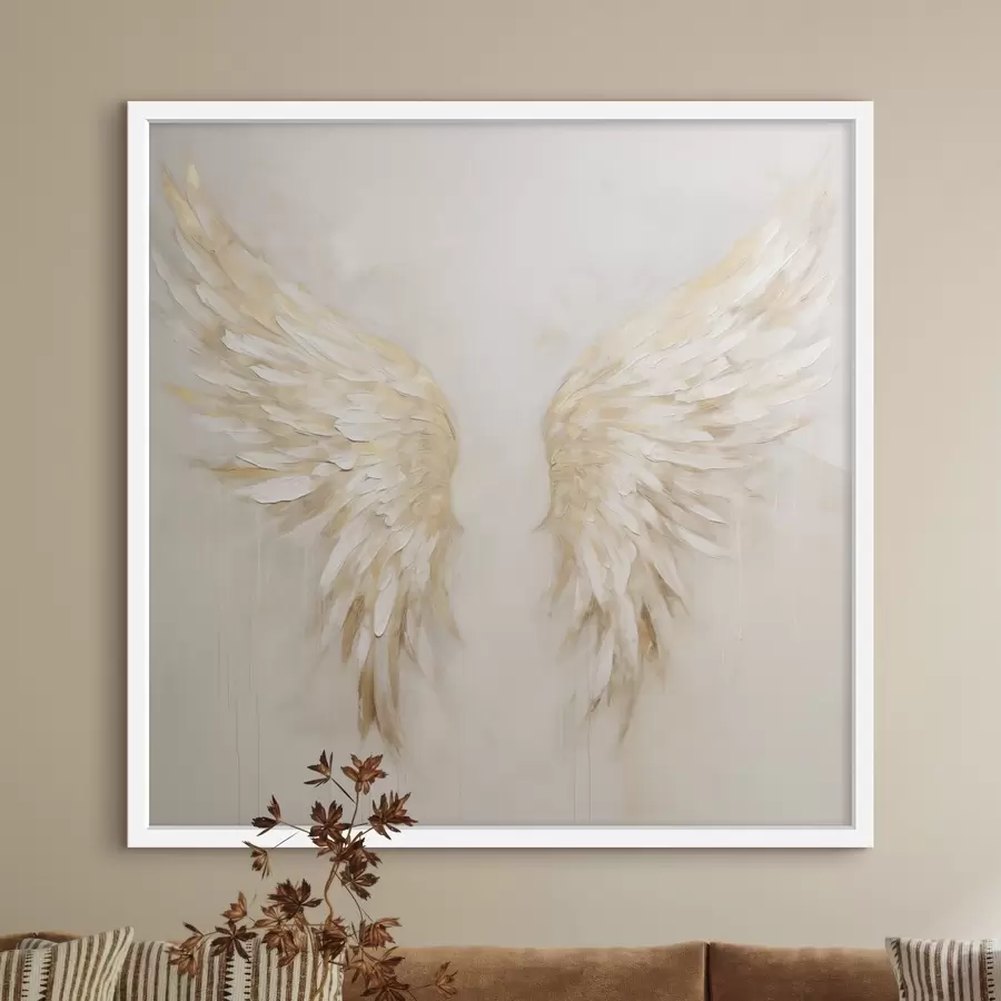 Fototapetai Sparnai šiltoje šviesoje f48988