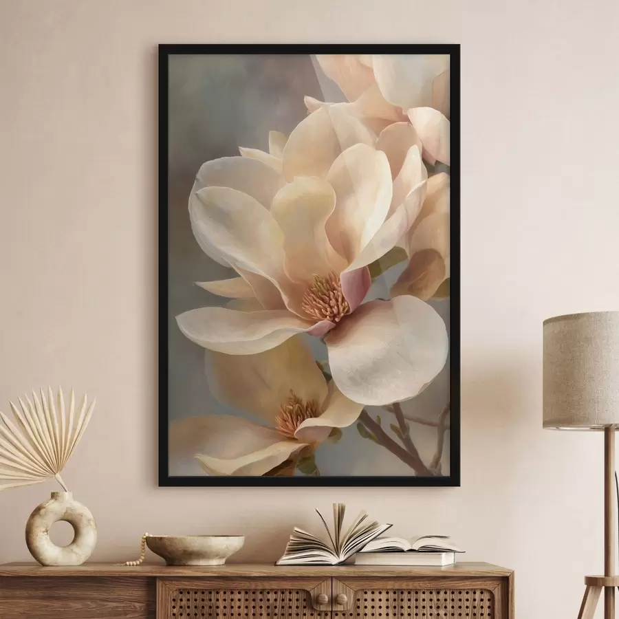 Fototapetai Magnolijos žiedo artimas planas f49016