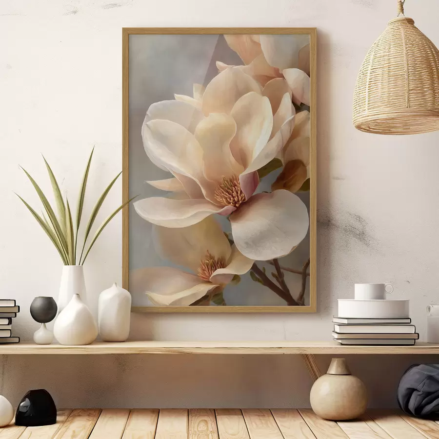 Fototapetai Magnolijos žiedo artimas planas f49016