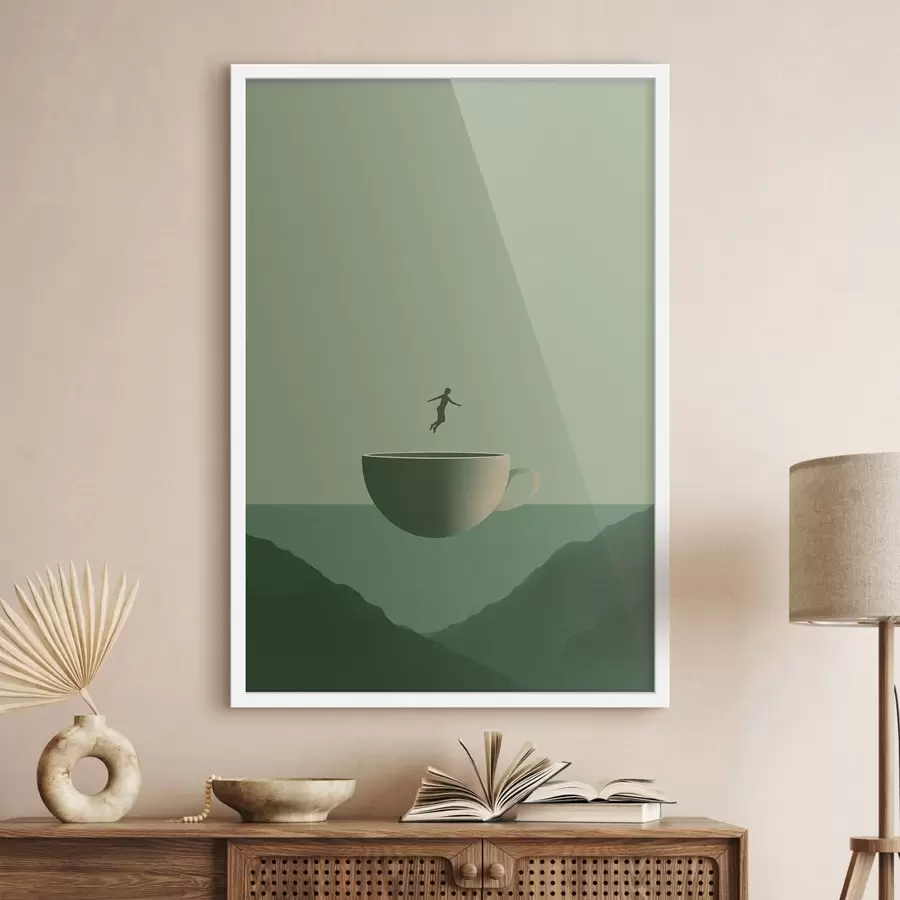 Fototapetai Taurė virš kalnų f49028