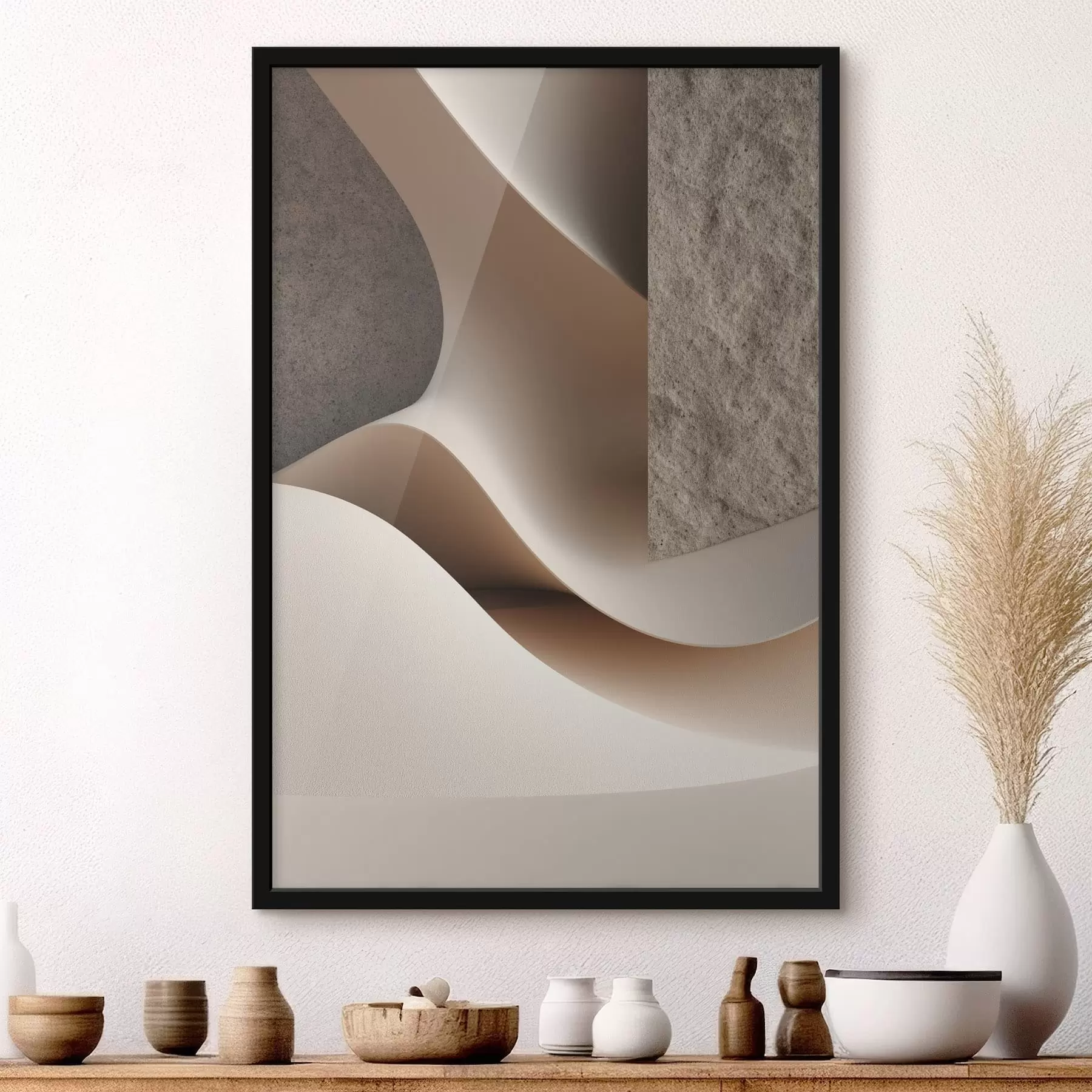 Fototapetai Tekstūruotas smėlio srautas f49044