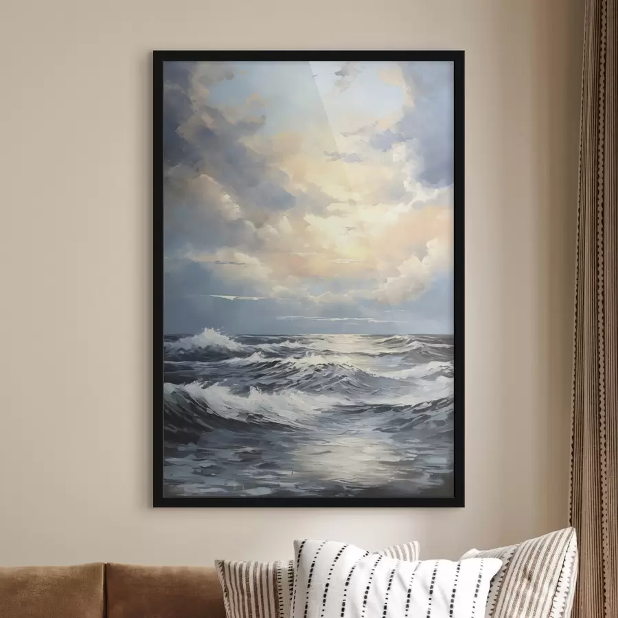 Fototapetai Vakaro dangus virš jūros f49049