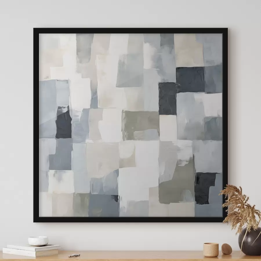 Fototapetai Abstrakčios kompozicijos tapybos imitacija f49051