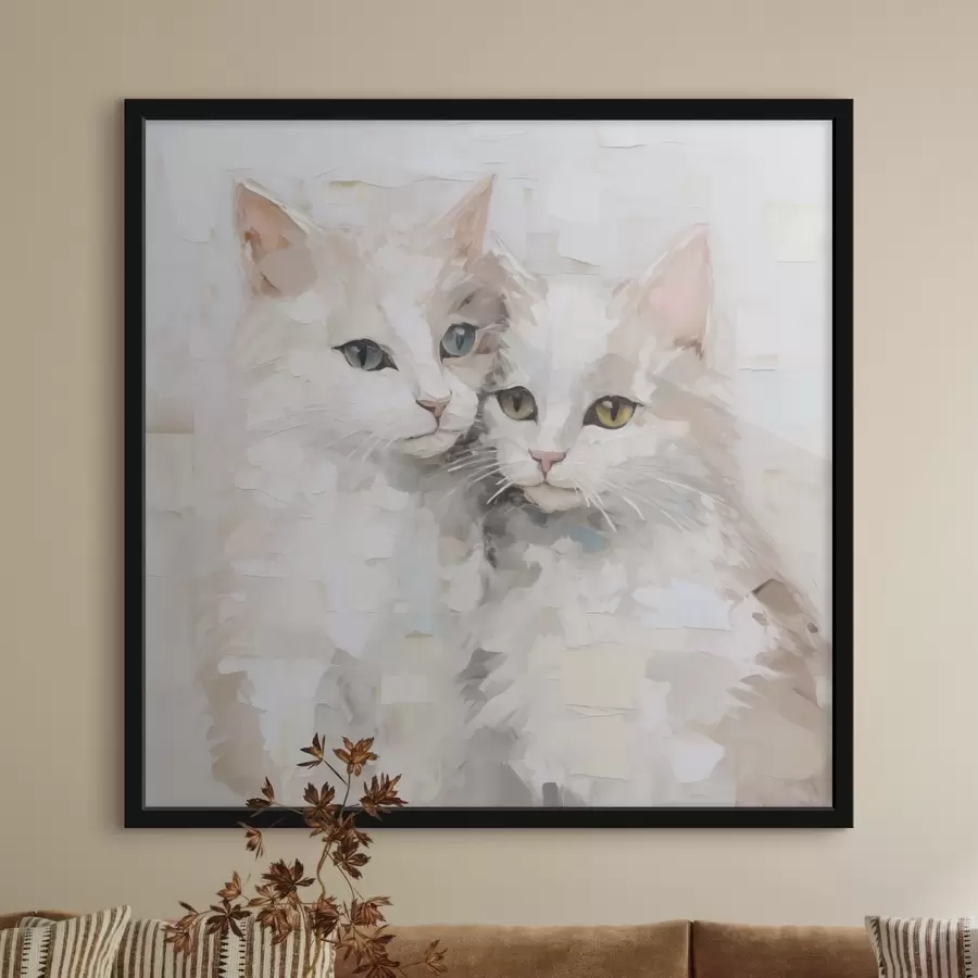 Fototapetai Katės imitacijos tapyba f49059