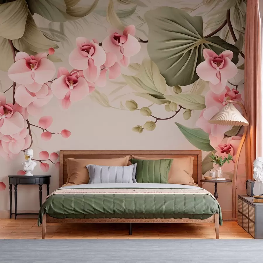 Fototapetai Orchidėjos, kabantys augalai w05619