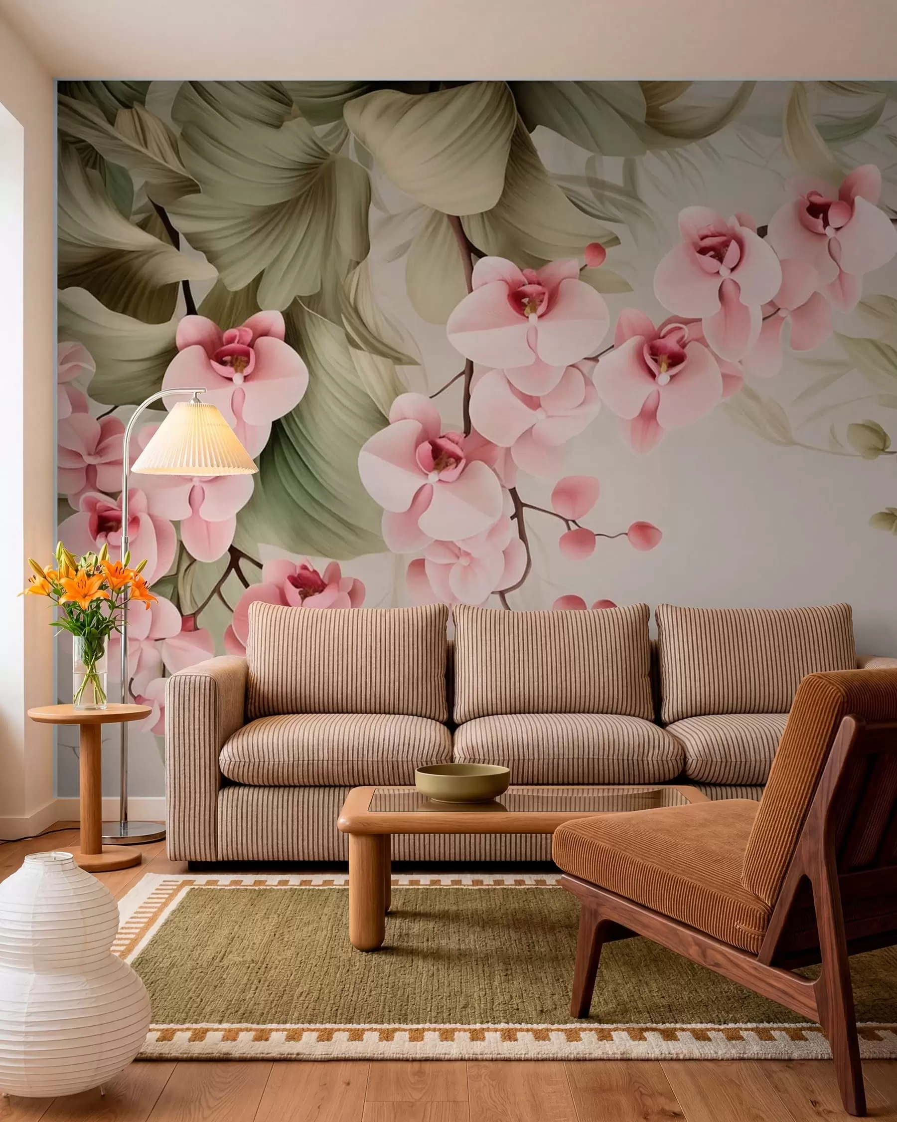 Fototapetai Orchidėjos, kabantys augalai w05619